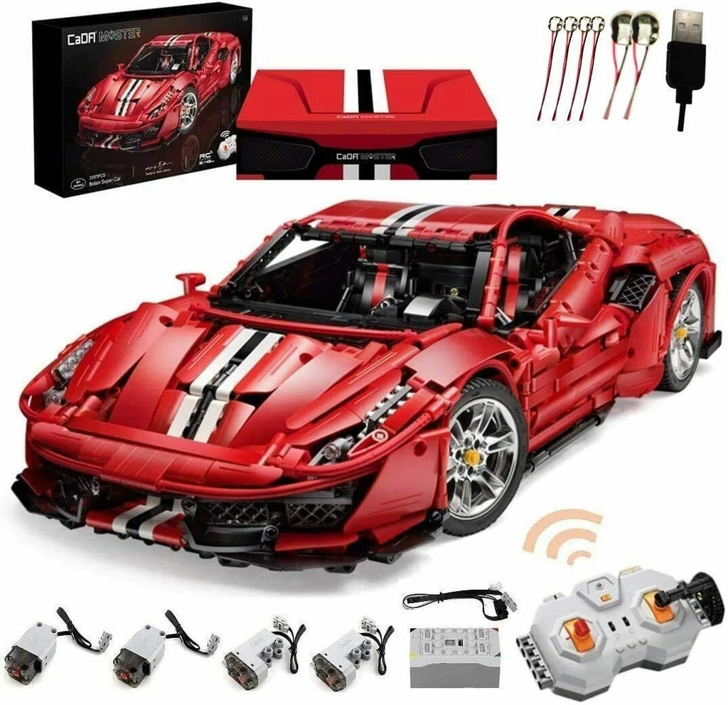 CaDA C61042W – Italienischer Supercar RC mit 4-Gang-Getriebe | 1:8