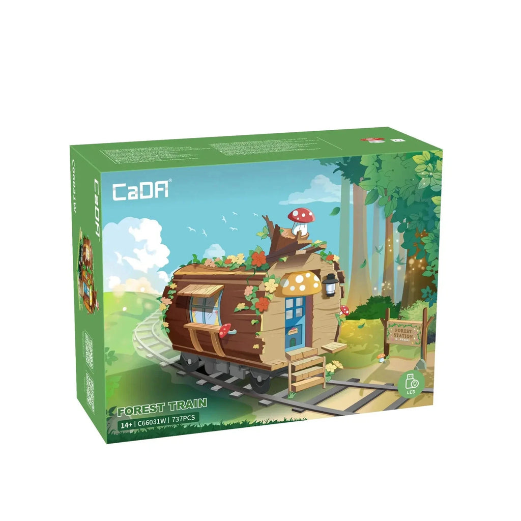 CADA C66031W "Forest Train" Klemmbausteine Bauset NEU & OVP