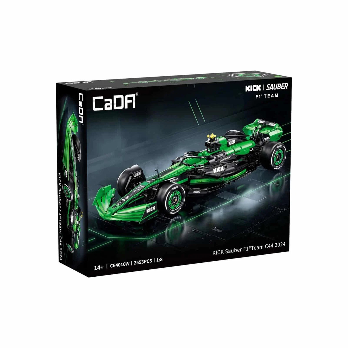 CADA C64010W "KICK SAUBER F1 Team" Technic Klemmbausteine Bauset NEU & OVP