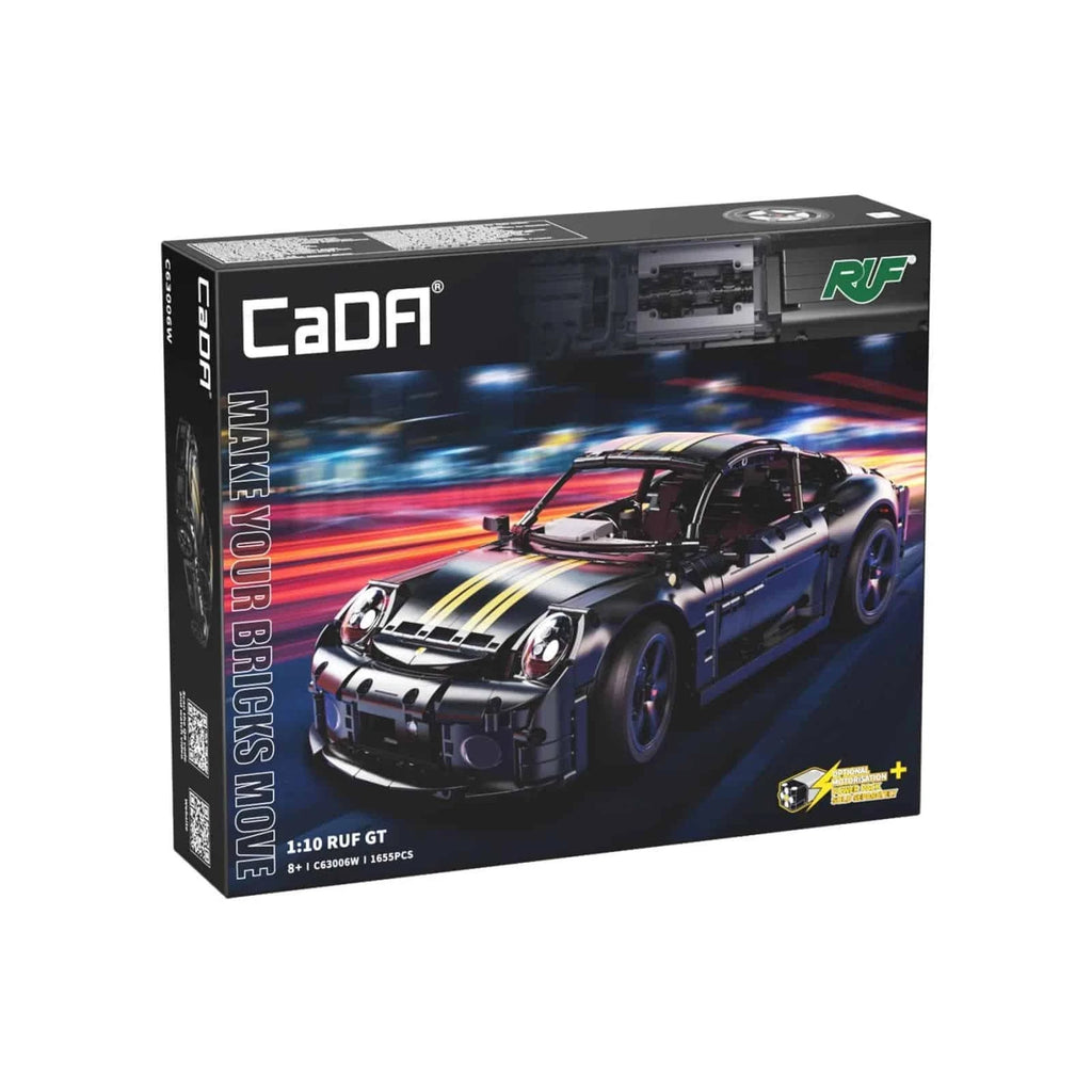 CADA C63006W | RUF™ GT 1:10 Supersportwagen Technic Klemmbausteine Bauset NEU & OVP