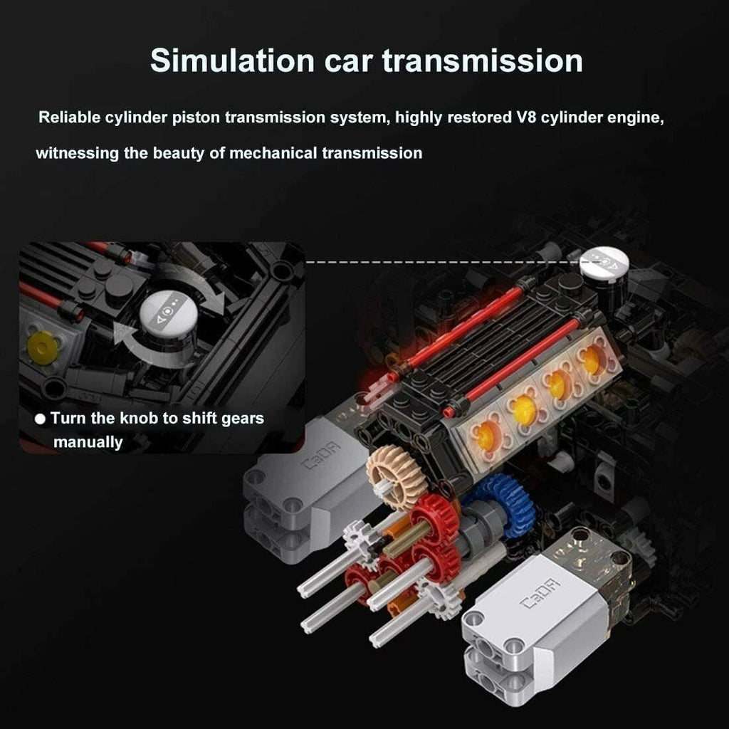 CaDA C61042W – Italienischer Supercar RC mit 4-Gang-Getriebe | 1:8