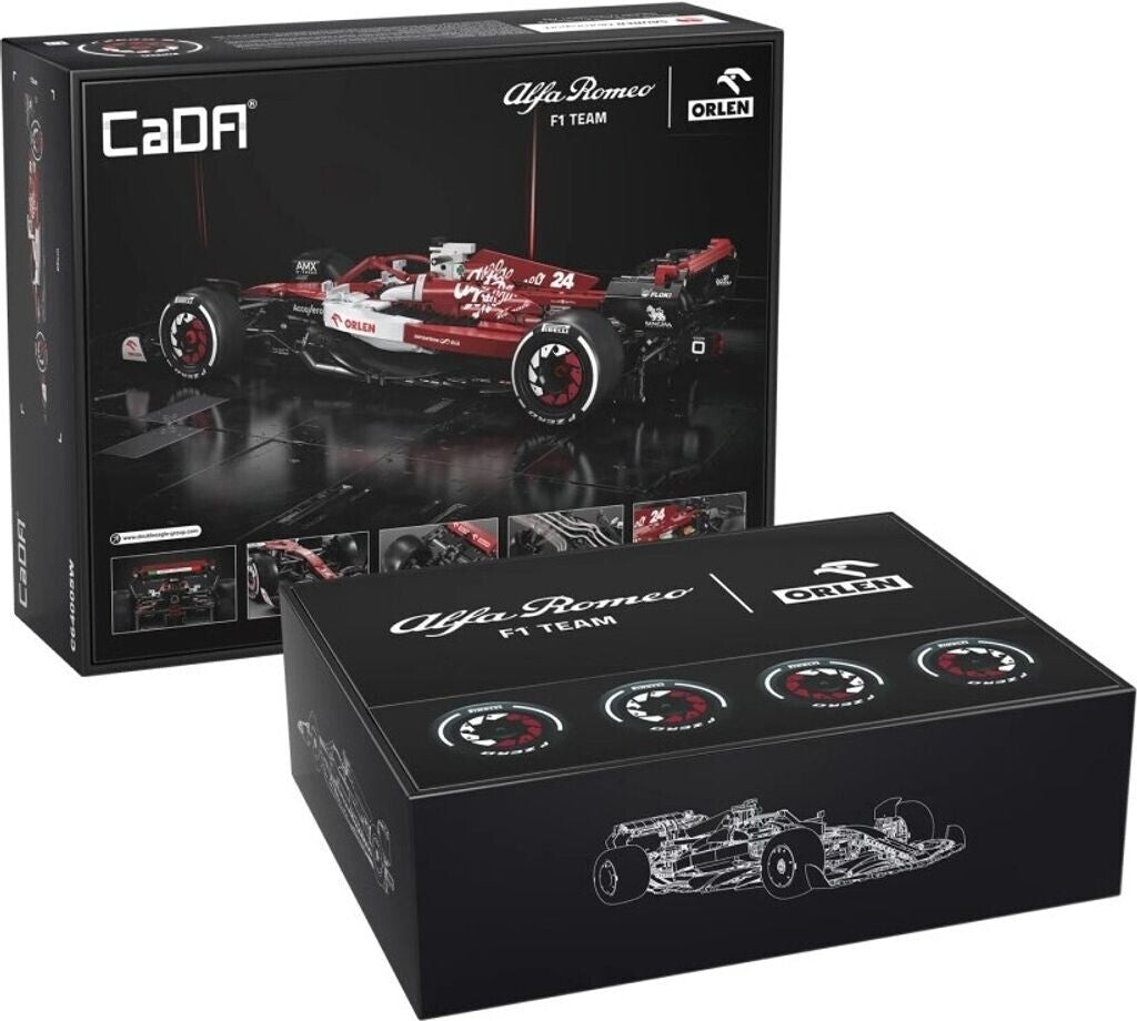 CaDA C64005W – Alfa Romeo F1 Team ORLEN C42 1:8 Klemmbausteinset