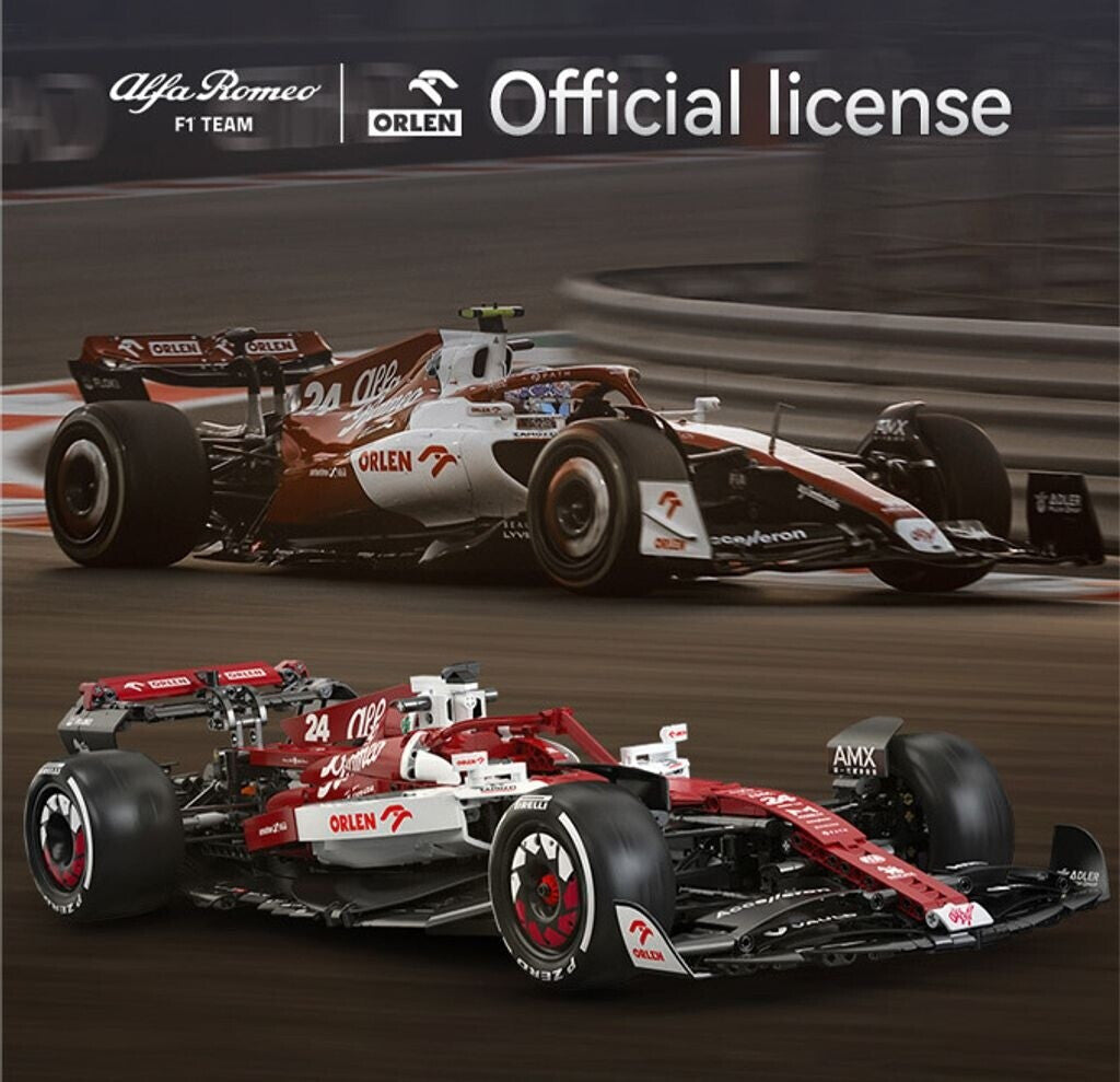CaDA C64005W – Alfa Romeo F1 Team ORLEN C42 1:8 Klemmbausteinset