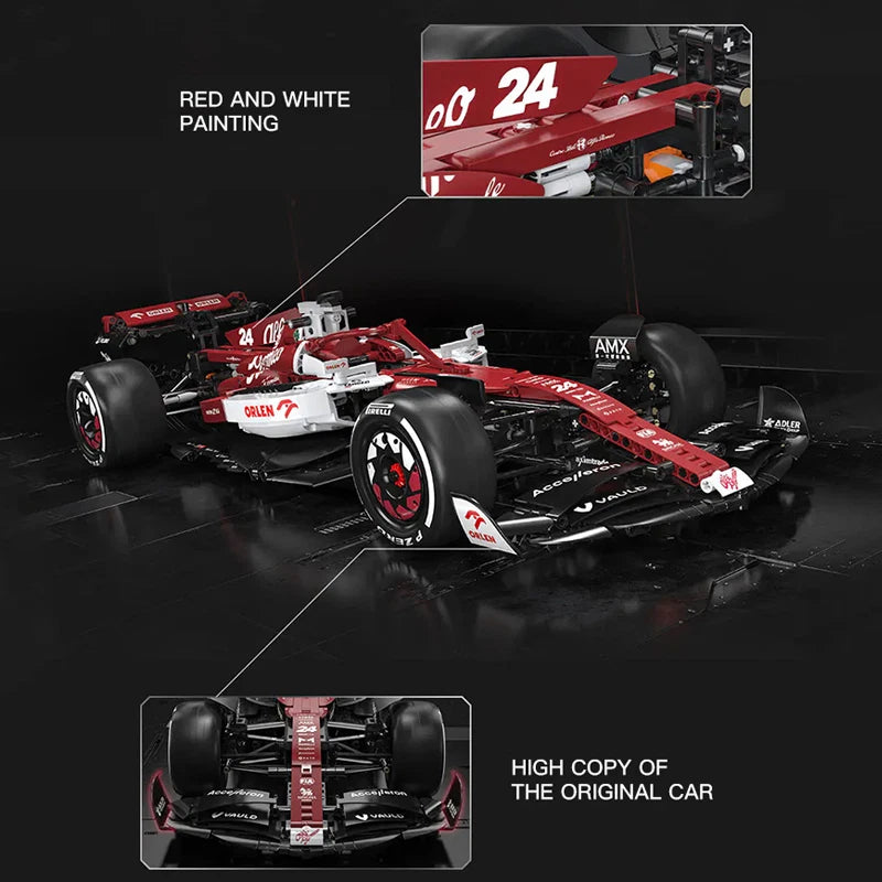 CaDA C64005W – Alfa Romeo F1 Team ORLEN C42 1:8 Klemmbausteinset