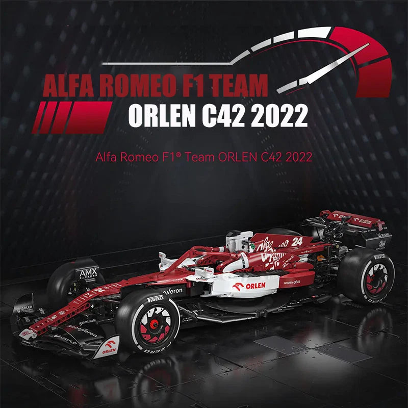 CaDA C64005W – Alfa Romeo F1 Team ORLEN C42 1:8 Klemmbausteinset
